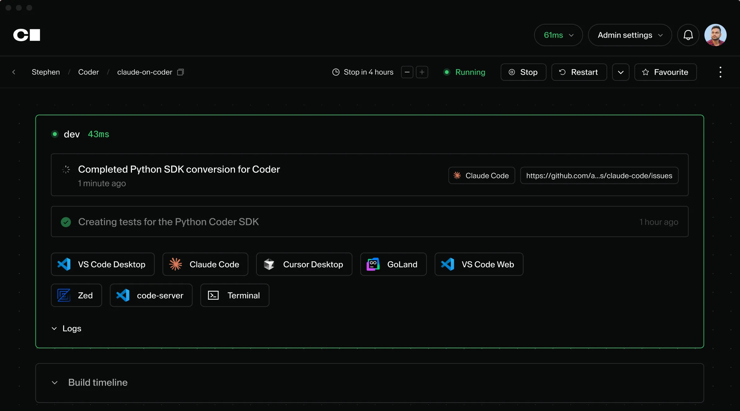 CI/CD pipeline integration showing build, test, and deployment stages
