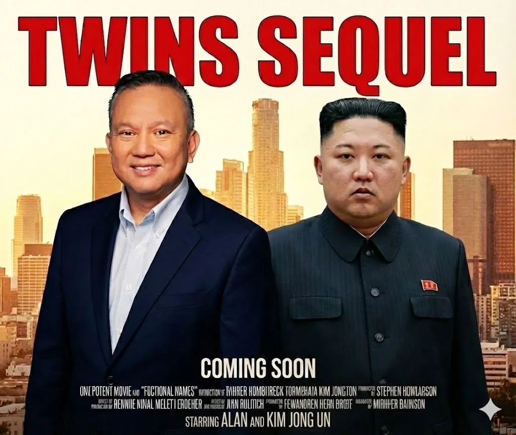 funny movie poster represting what the digital twin looks like