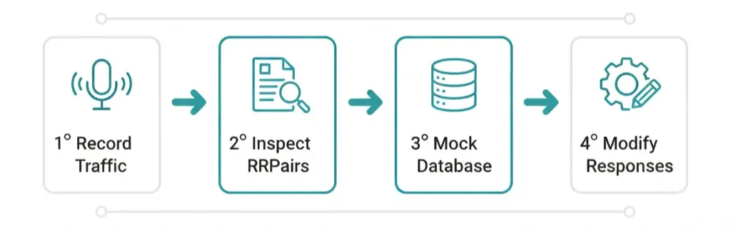 ai generated image of 4 step process