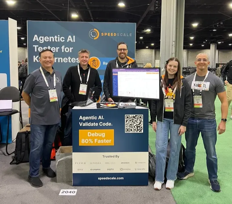 team photo at kubecon 2025