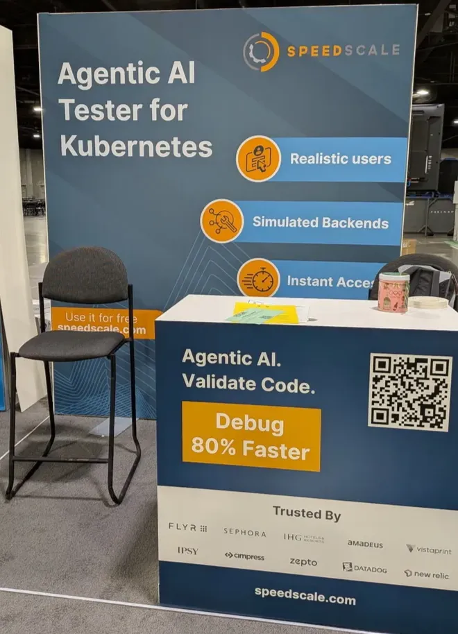 set up booth at kubecon