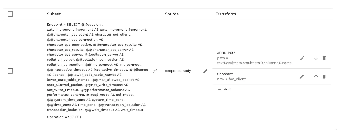 snapshot of json path in cloud