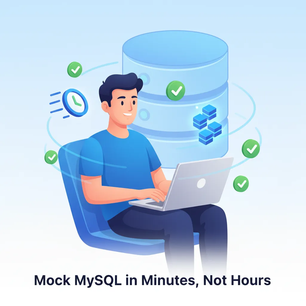 ai genrated image of a happy man saving time with proxymock