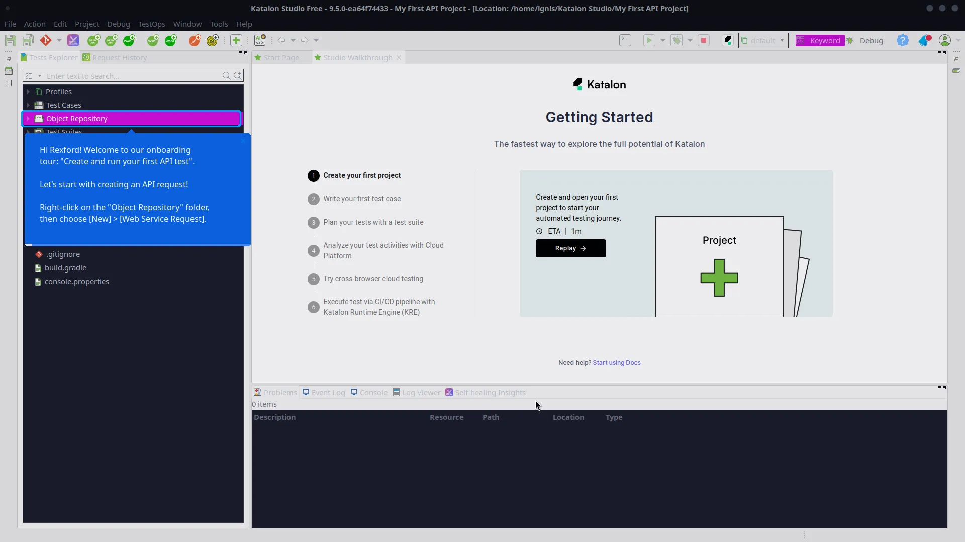Katalon Studio desktop app