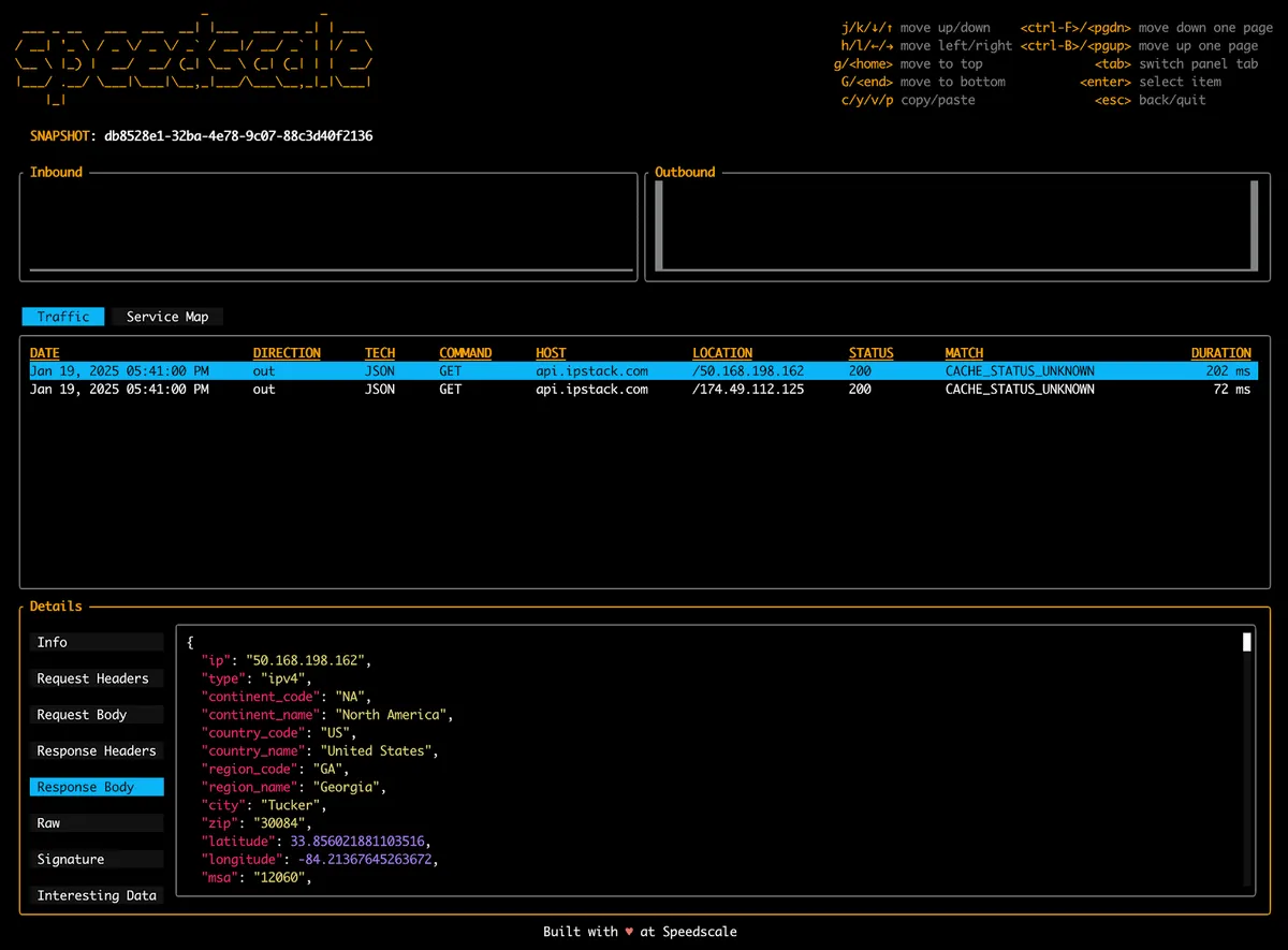 Proxymock screenshot