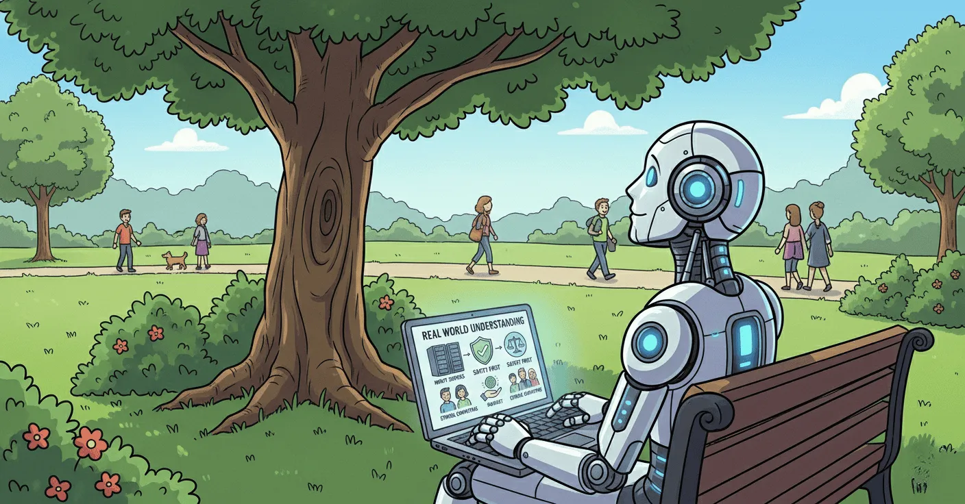 AI learns about how the real world works and changes