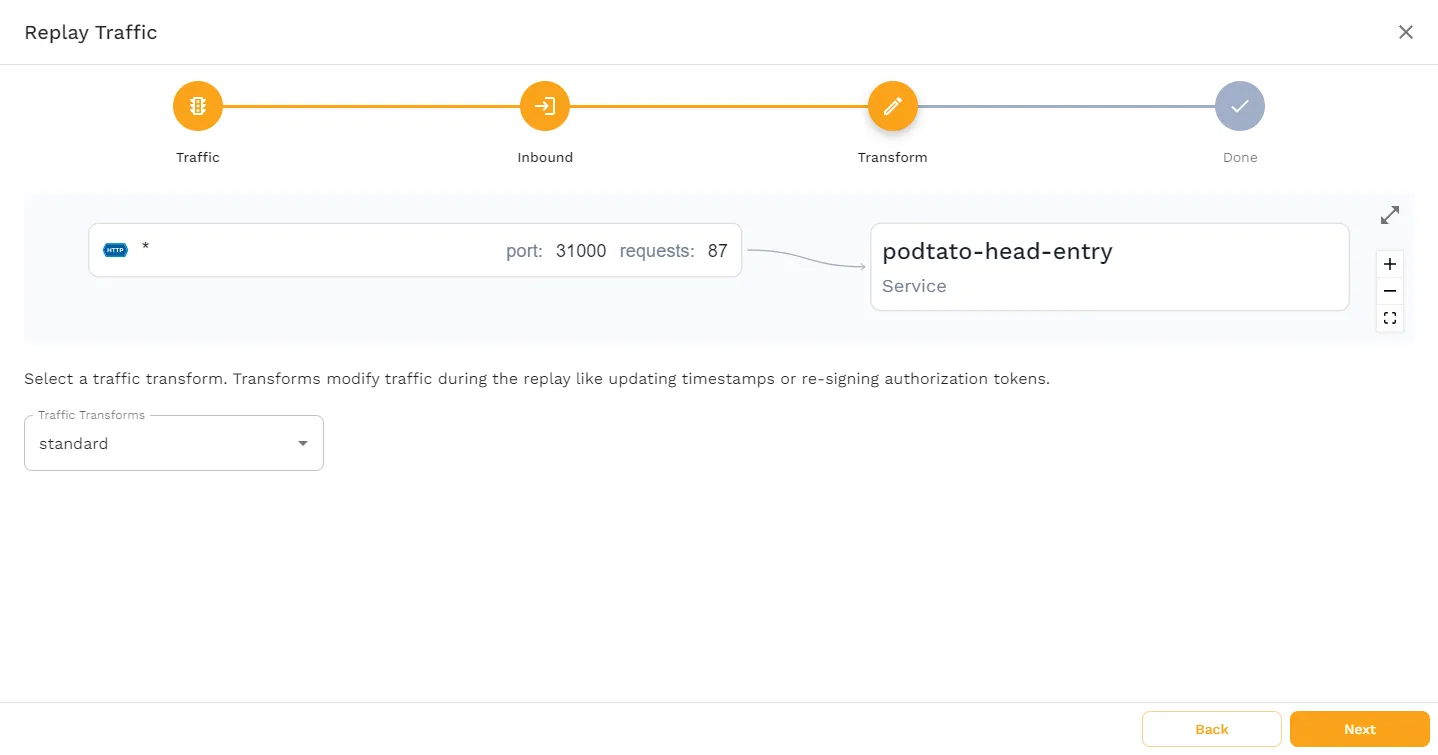 Screenshot showing step 3 of saving snapshot