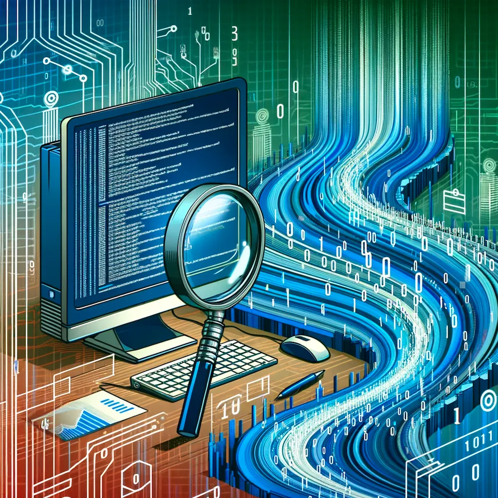 a graphic design depicting a volume test